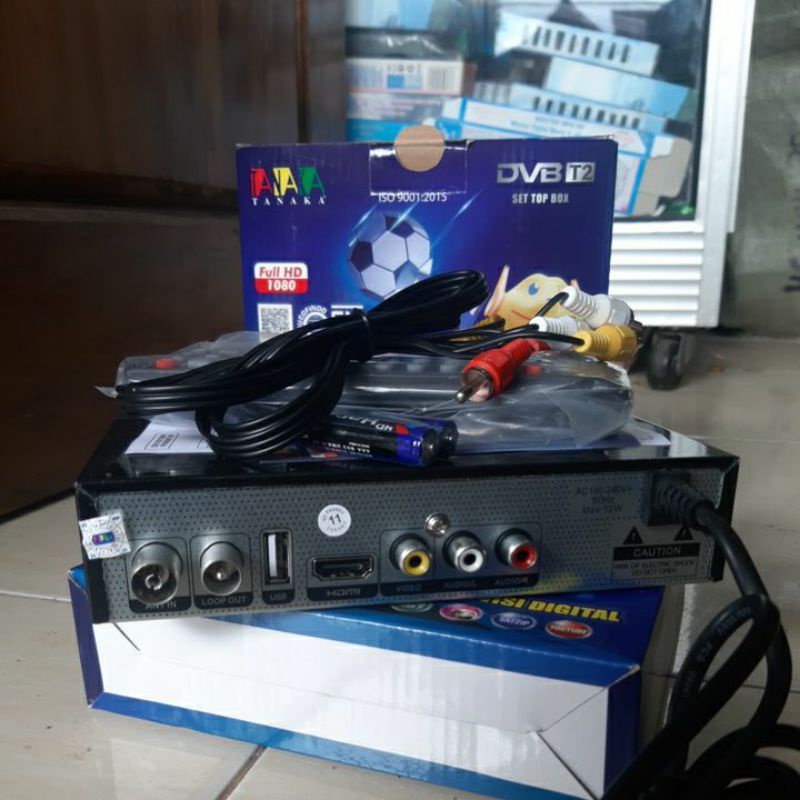 DVB T2 RINREI BODY PLASTIK STB T2 SET TOP BOX TANAKA  EVERCOSS BODY METAL BESI