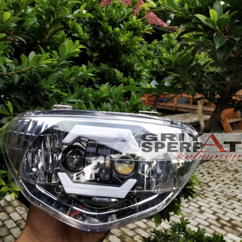 REFLEKTOR LAMPU DEPAN MIO LAMA  MIO SPORTY  LED