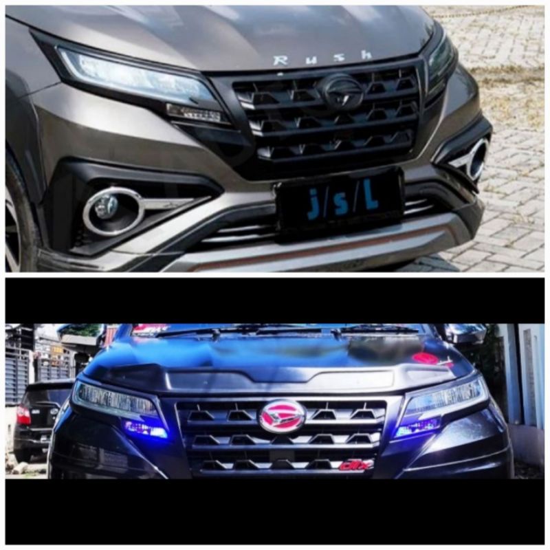 GRILL Depan TRD Mobil All New Rush /TERIOS 2018 2022 Grill Cover Black