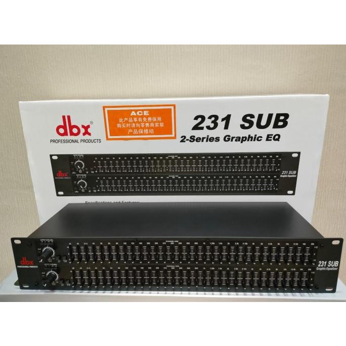 Equalizer Dbx 231 Sub Output Sub Grade A