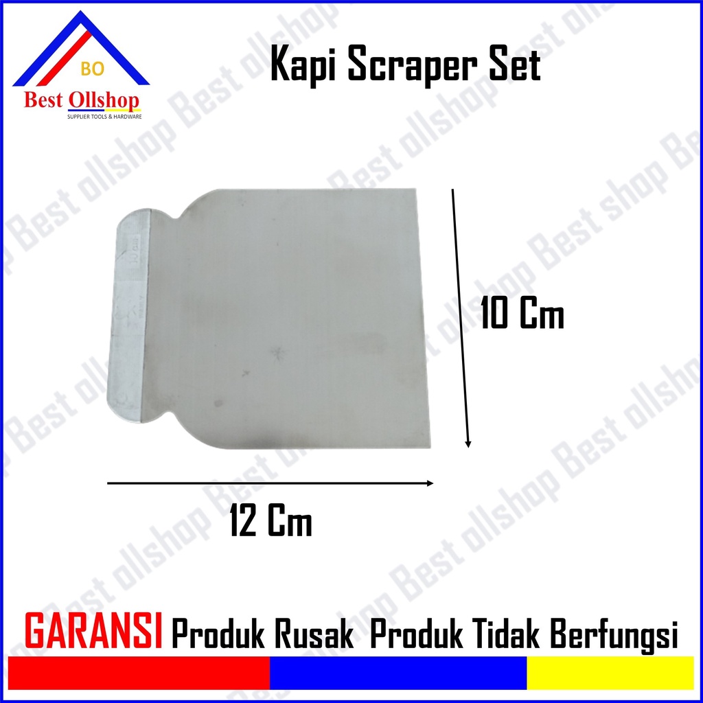 Kapi Set Stainless / Kape Kapi Cat Set Pisau Dempul Set Slipper Dempul Set 4 pcs Stainless Steel
