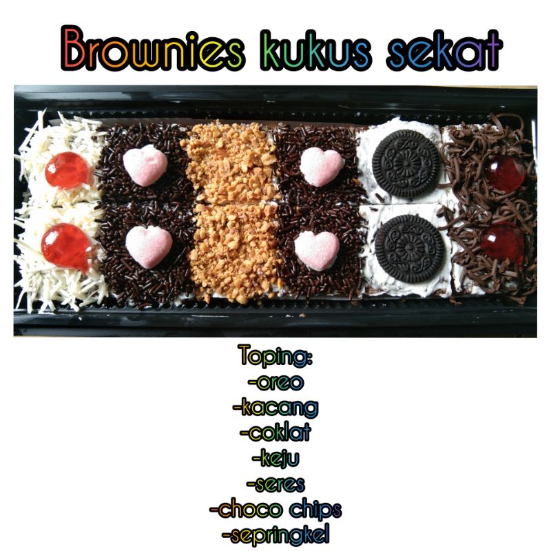 

Brownies sekat kukus