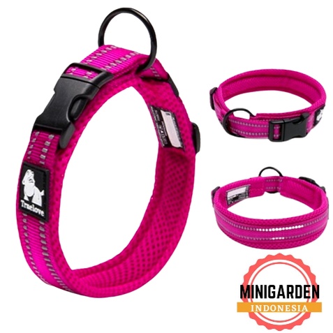 TRUELOVE PET COLLAR REFLECTIVE kalung anjing kucing adjustable dog cat