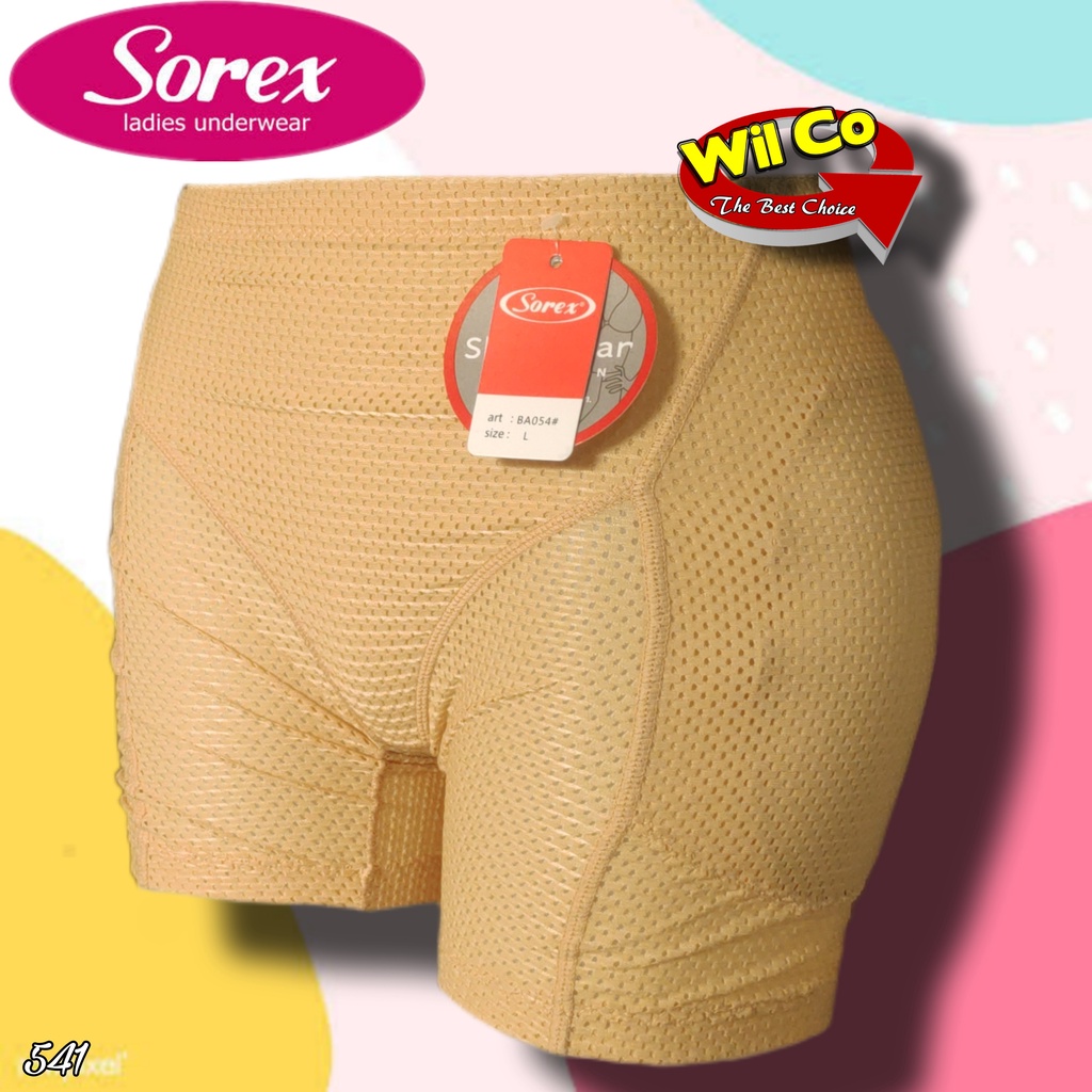 K541 - (naikkan 1 ukuran) CELANA BUSA WANITA SHAPEWARE PAKAIAN WANITA CD BUSA PEMBENTUK BOKONG SEXY SOREX SIZE M - XXL