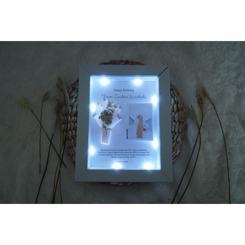 Dried Flower in Frame 6R | Kado Wisuda, Wedding, Birthday dll