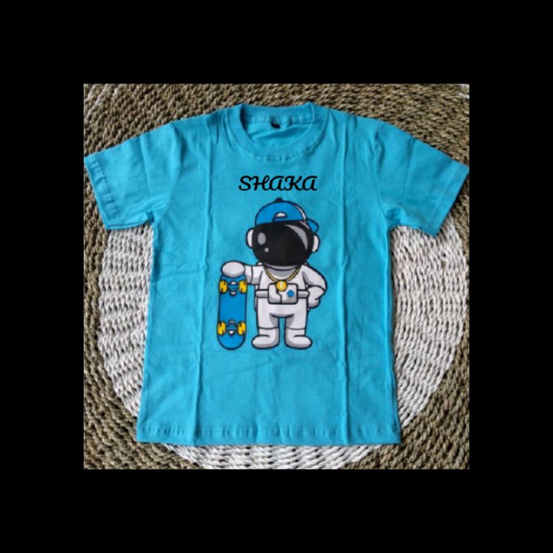 Kaos anak combed 30s distro karakter astro bisa custom nama