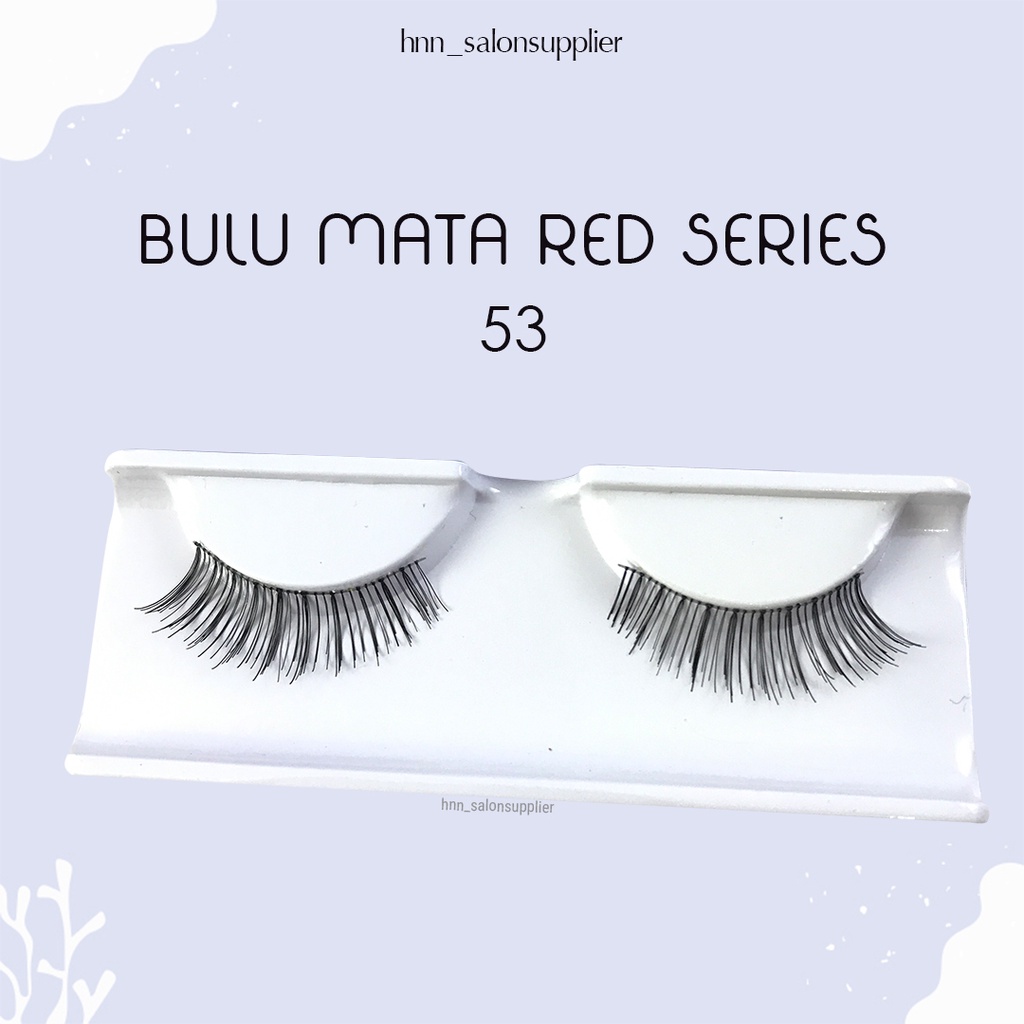 53 Bulu Mata Palsu Handmade Fake Eyelash Eye Lashes Lash Artifivial Belle Eyelashes