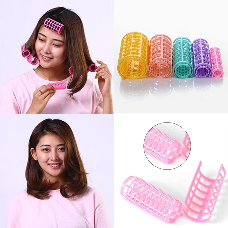 HAIR ROLLER/ ROLL RAMBUT VELCRO BESAR PONI/BANGS ISI 3 F886