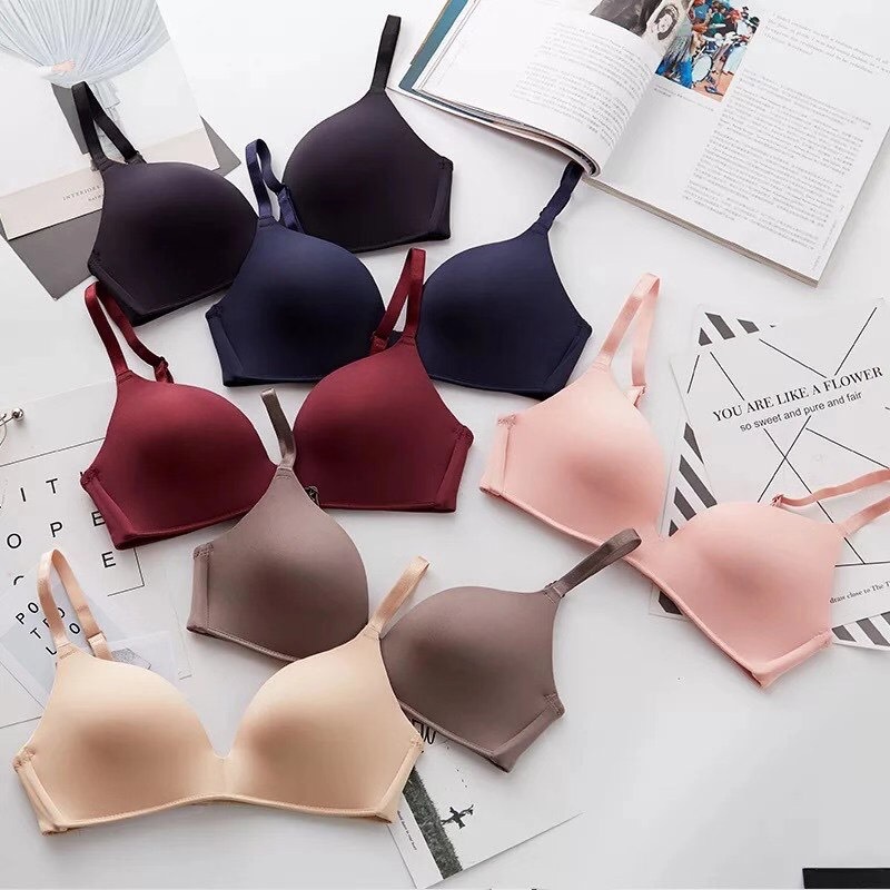 One-Piece Bra Pakaian Dalam Wanita Bra sexy Celana Dalam bh wanita bra teks licin push up bra 203