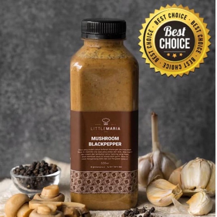 

LM MUSHROOM BLACKPEPPER SAUCE / SAUS MUSHROOM BLACKPEPPER LITTLE MARIA