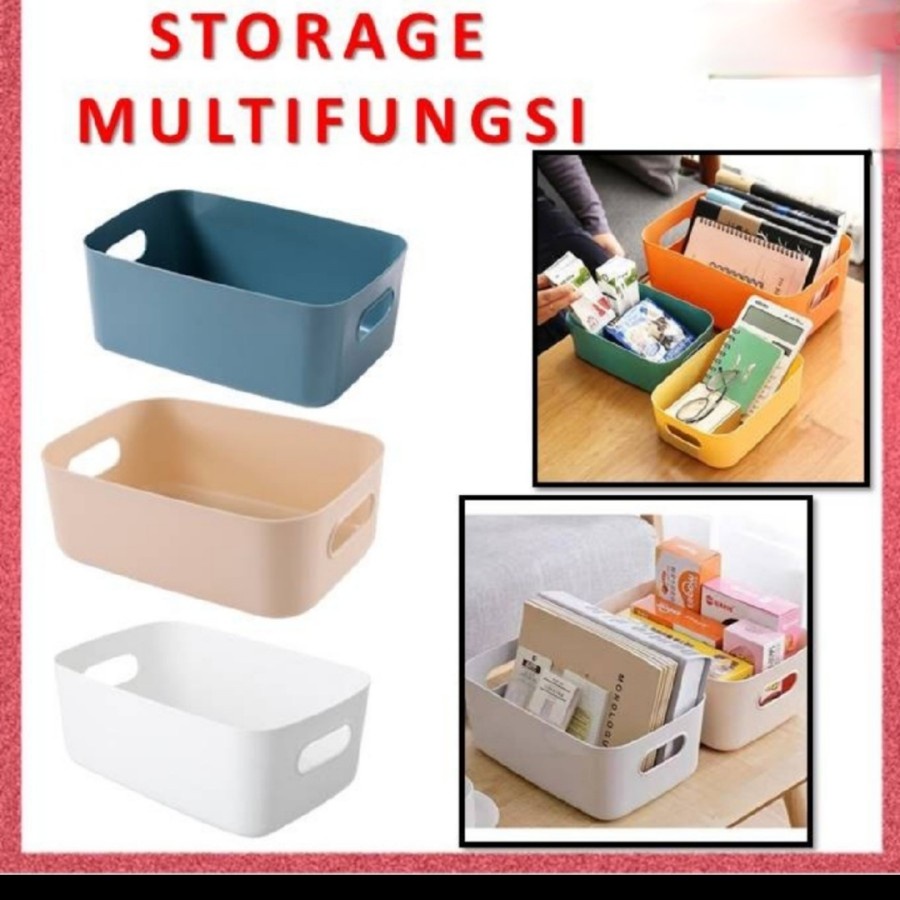 Kotak Penyimpanan Serbaguna Keranjang Storage Box Bin Organizer Rumah