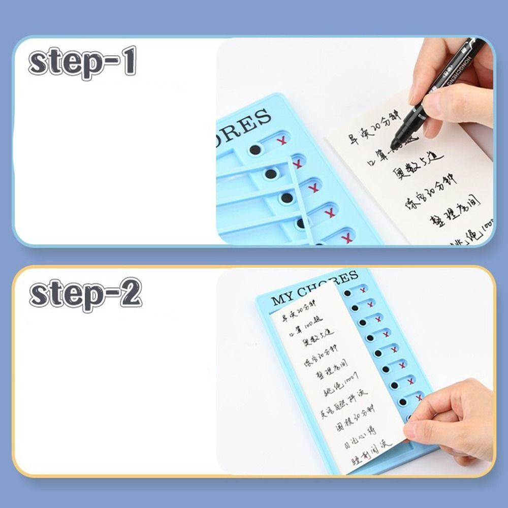 Lanfy Daily Plans Checking Form Detachable To Do List Manajemen Waktu Perlengkapan Kantor Pengembangan Habit Tugas Checklist Papan Memorandum