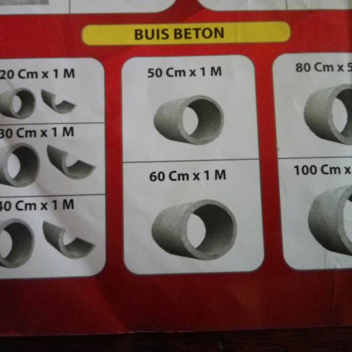 Buis beton / Gorong Gorong diameter 20cm