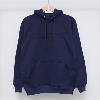 SWEATER HOODIE PULL&amp;BEAR EMBOS 3D FONT TIMBUL