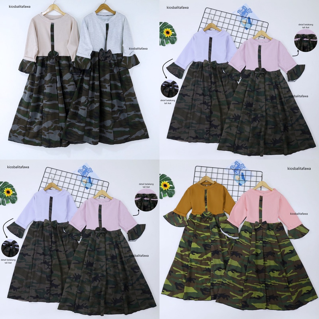 Gamis Farissa 6-7 Tahun / Baju Anak Muslim Dress Panjang Ngaji Murah Lengan Anak Perempuan Syar’i