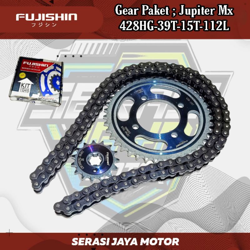 Fujishin GEAR PAKET JUPITER MX (428HG-39T-15T-112L)