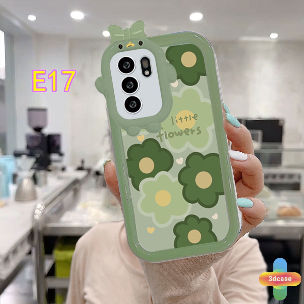 Soft Case Desain Bunga Monster 3D Untuk OPPO A57 A56 A55 A7 A5 A9 A31 A53 A33 2020 A15 A54 A5S A3S A76 A96 A16 A95 A77S A12 A1K A16E A16K A54S Reno 5 Lite 5F A74 A15S A52 A11K A92 A35 A11 A93 A32 A72 A94 A53S F19 F17 21 PRO