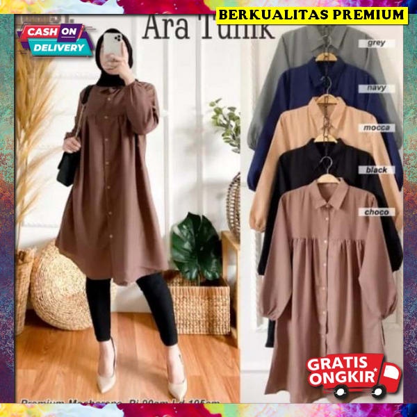 Baju Tunik Cewek Kekinian Tuniq Atasan Kondangan Thunik Remaja Murah Baju Tsnik Korea Style Bj Tunik