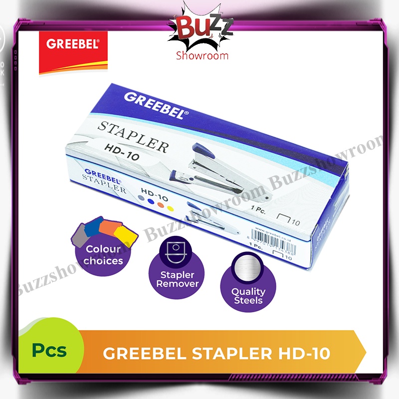 Staples Stapler Stepler Jepretan GREEBEL HD-10