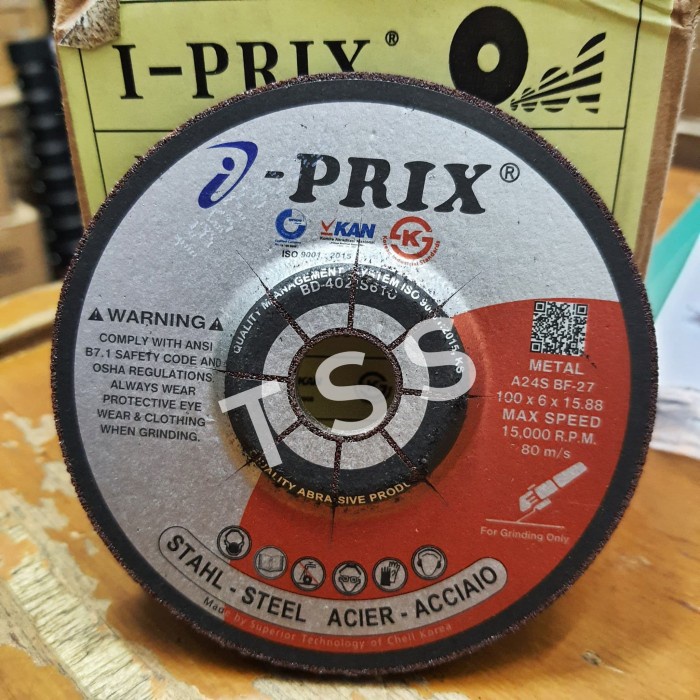 Gerinda Poles 4" x 6mm IPRIX Batu Poles Batu Poles IPRIX  4"x6mm