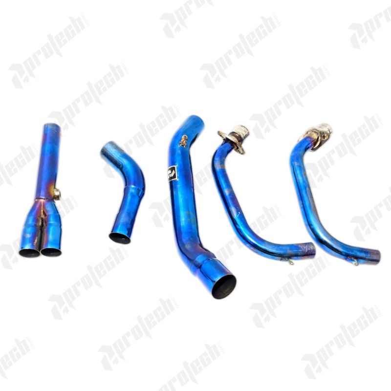 Honda CBR250RR — Header Stainless · Blue — foto 4