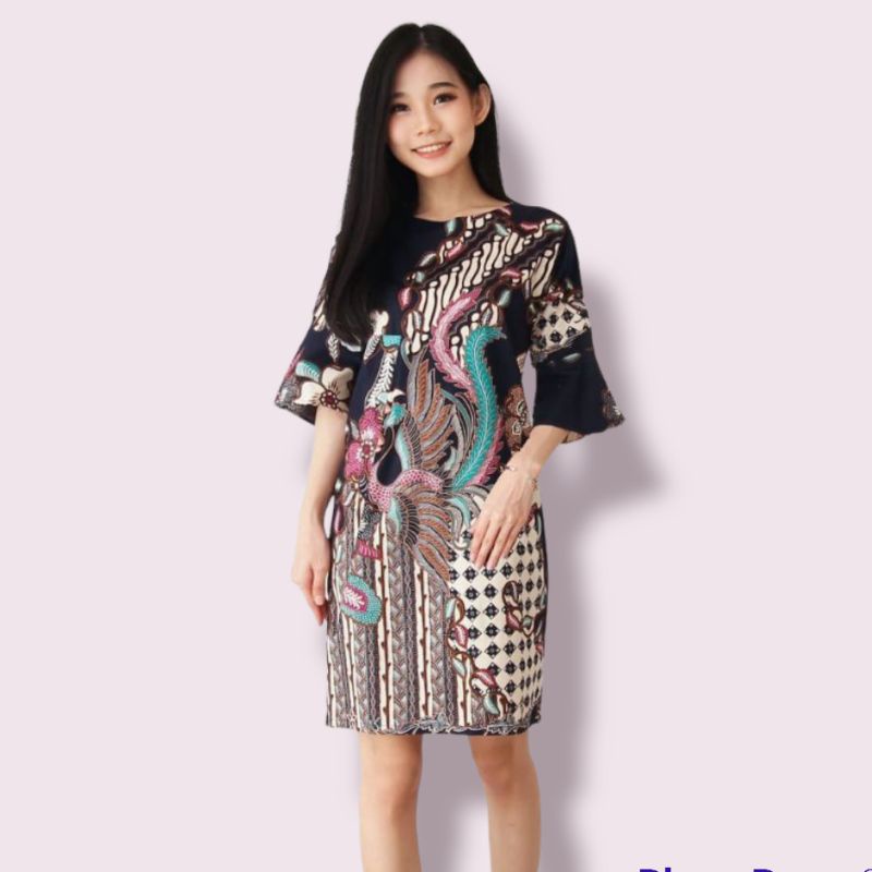 DRESS BATIK WANITA A027-037 - BAHAN STRETCH (MELAR)