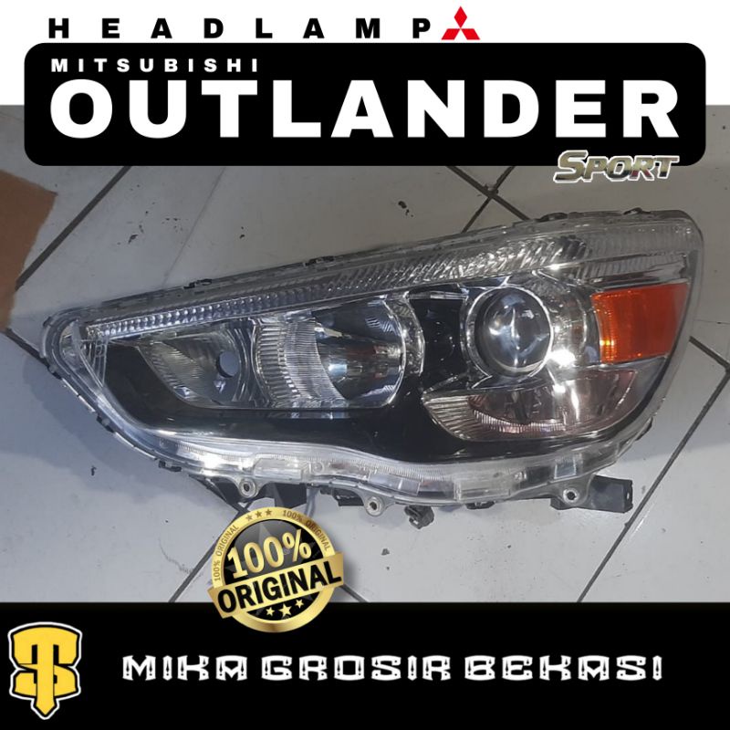 LAMPU DEPAN HEADLAMP MITSUBISHI OUTLANDER SPORT TIPE PX (HID) KIRI