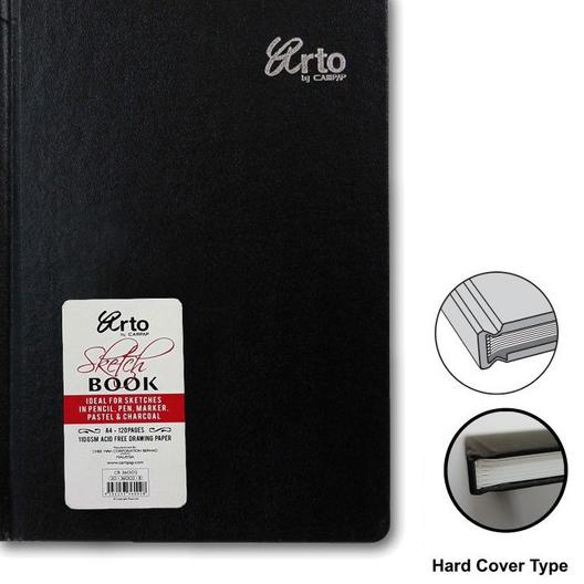 

Arto Sketch Book / Sketsa / Buku Gambar A4 Hard Cover 120 sheets