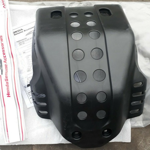 Skid set Plate - Cover Engine (penutup bawah mesin) aksesoris original Honda CRF 150