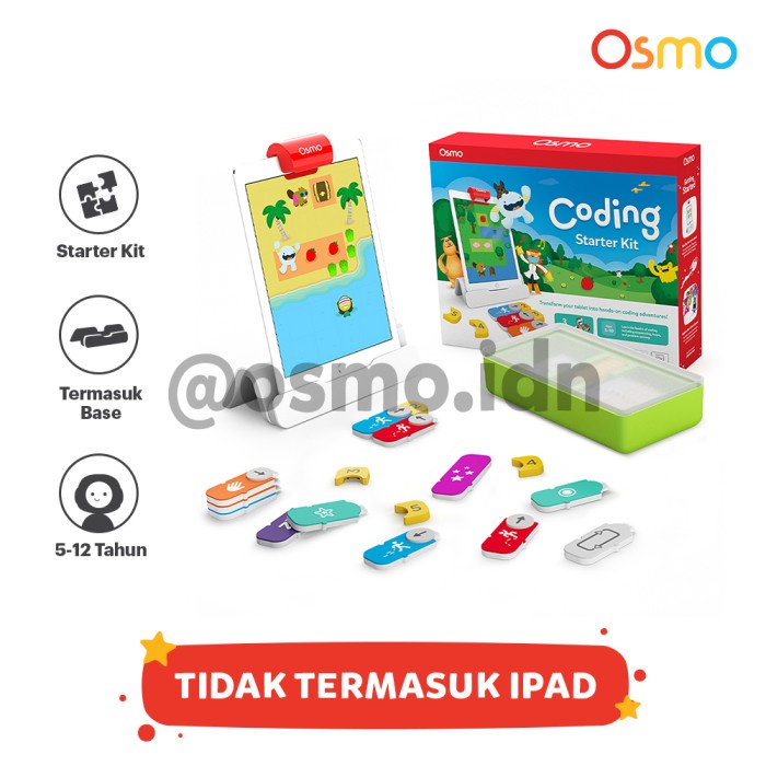 [Termurah] Osmo Coding Starter Kit Mainan Edukasi Anak Usia 5-10 [Mainan Anak Dan Bayi]