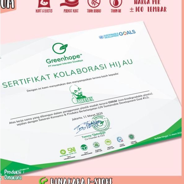 

Polymailer Baby Pink 32x45 Premium - Ramah Lingkungan (isi +/- 100 pcs