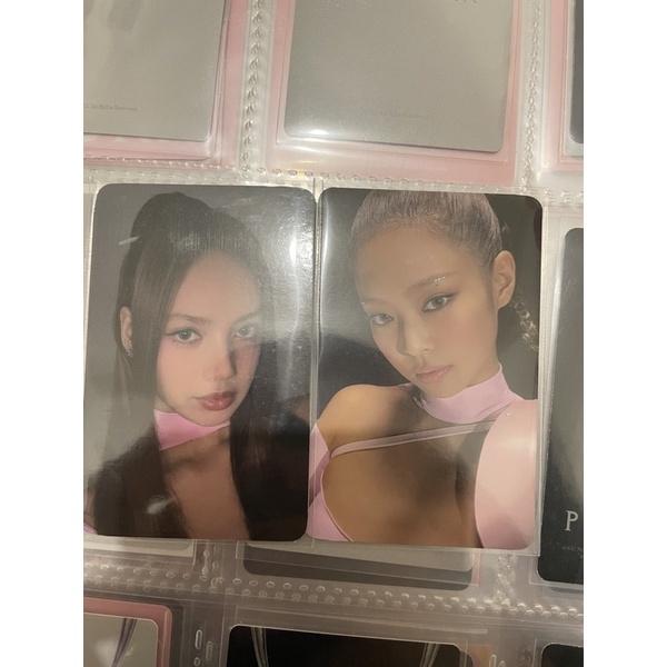 Photocard Blackpink Jennie, Lisa, Jiso, Rosé merch cd player born pink