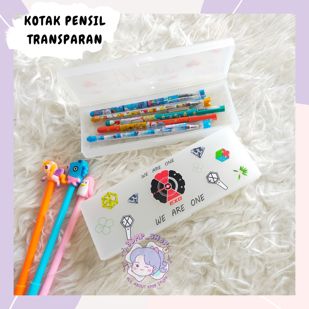 Pencase Pensilcase Pencilcase Kotak Pensil Kpop Izone Exo Blackpink X1 twice got7 got 7