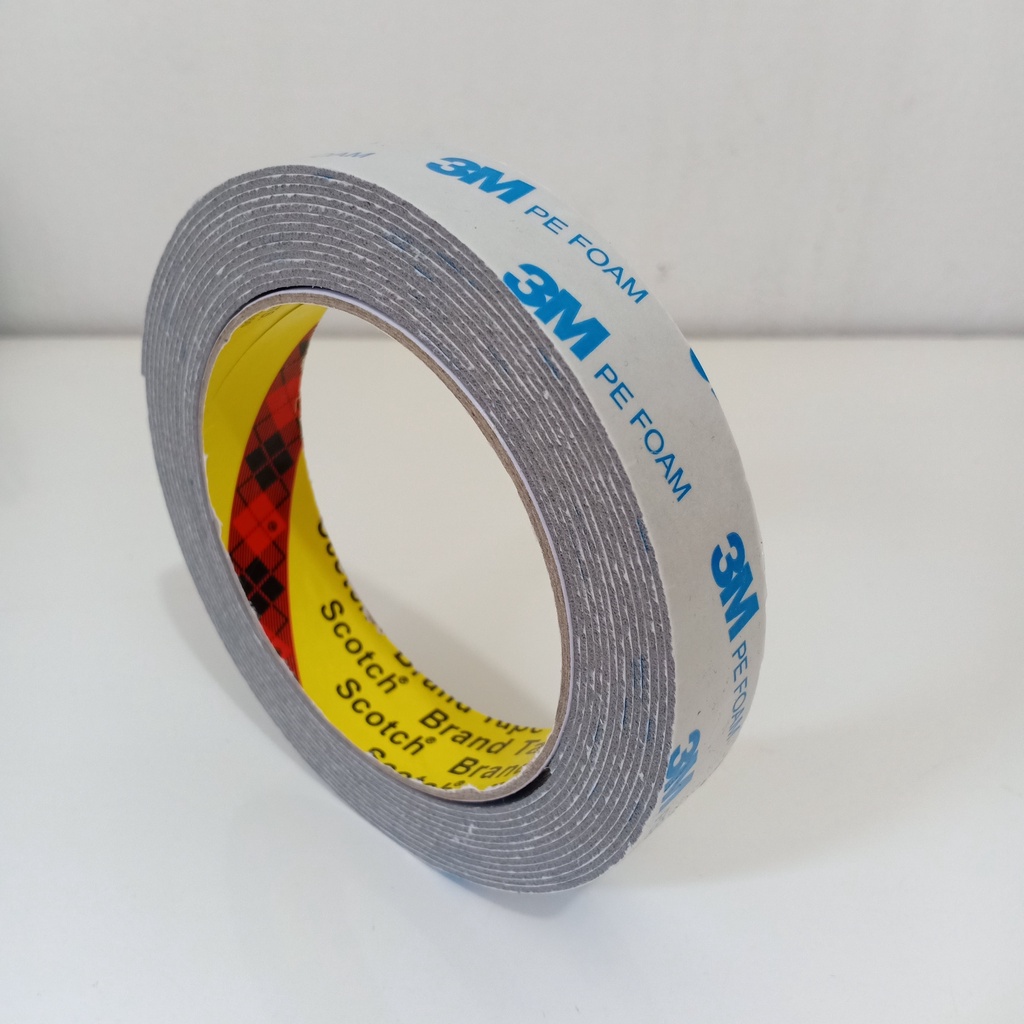 

Double tape 3m Original 2cm x 4.5M Foam Putih