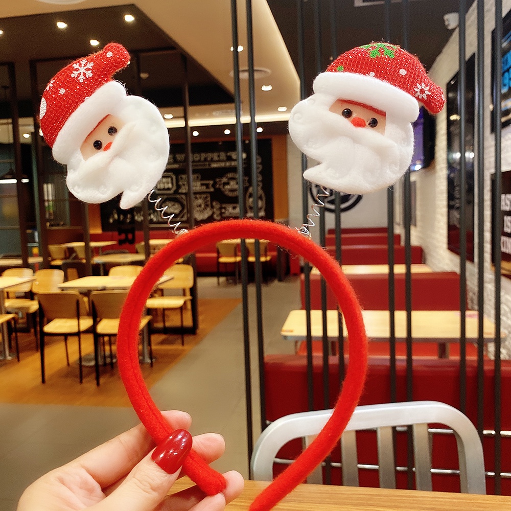 Bando Desain Kartun Santa Claus Untuk Dekorasi Pohon Natal (VH)