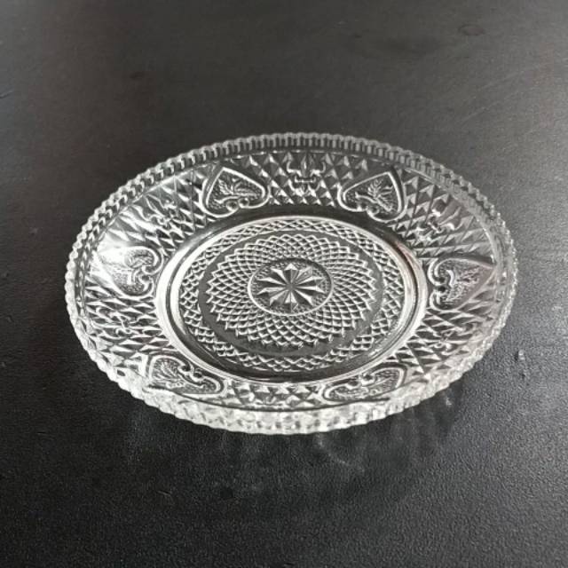 Piring Pisin Lepek Mini Kecil Kaca Beling Murah