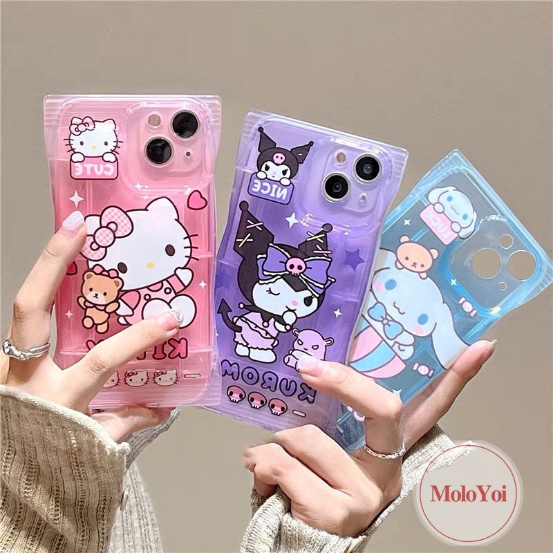 Soft Case TPU Motif Kartun Hello Kitty Melody Untuk IPhone 11 12 13 14 Pro Max XR 7plus 8 7 6 6s Plus X Xs Max SE 2020