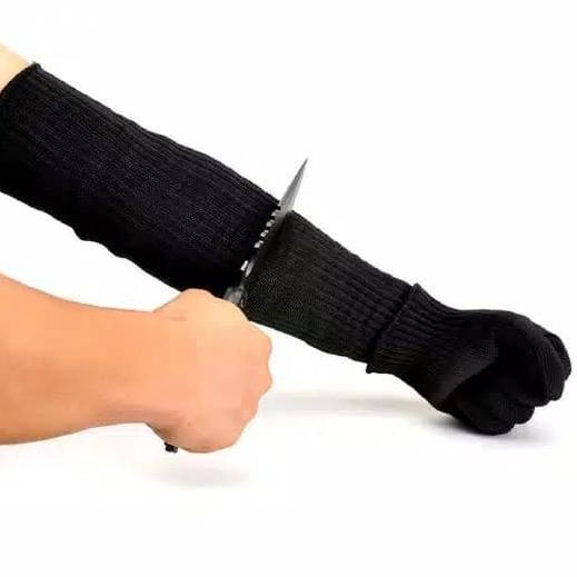 Sarung Tangan PANJANG Anti Begal Bacok Sobek Maling Alat JAGA DIRI