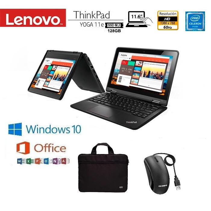 Laptop Lenovo Yoga TouchScreen RAM 8GB SSD 128GB Original Bergaransi