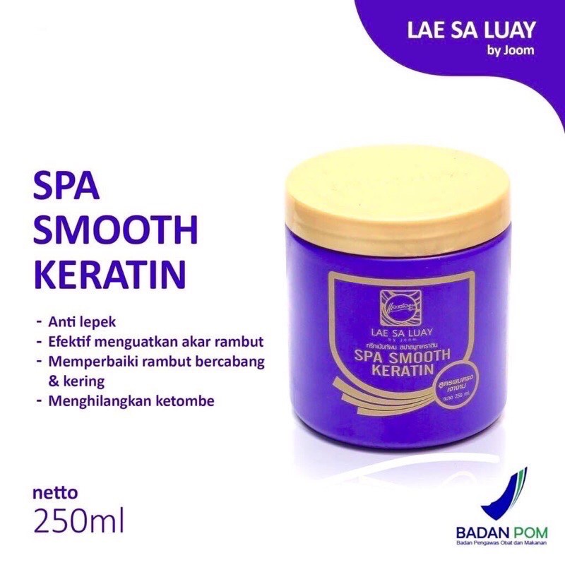 Lae Sa Luay SPA Smooth Keratin 250ml | Masker Rambut