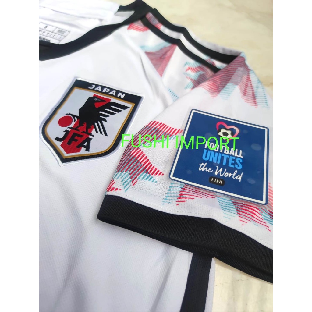 Jersey Baju Bola Jepang Away Full Patch Piala Dunia World Cup 2022 Japan Grade Ori