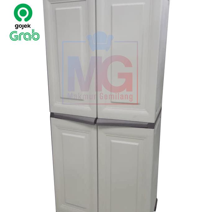 

PROMO Lemari Pakaian Plastik Gantung 2 Pintu Olymplast stock ready