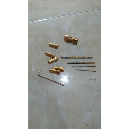 chuck set bor mini lengkap