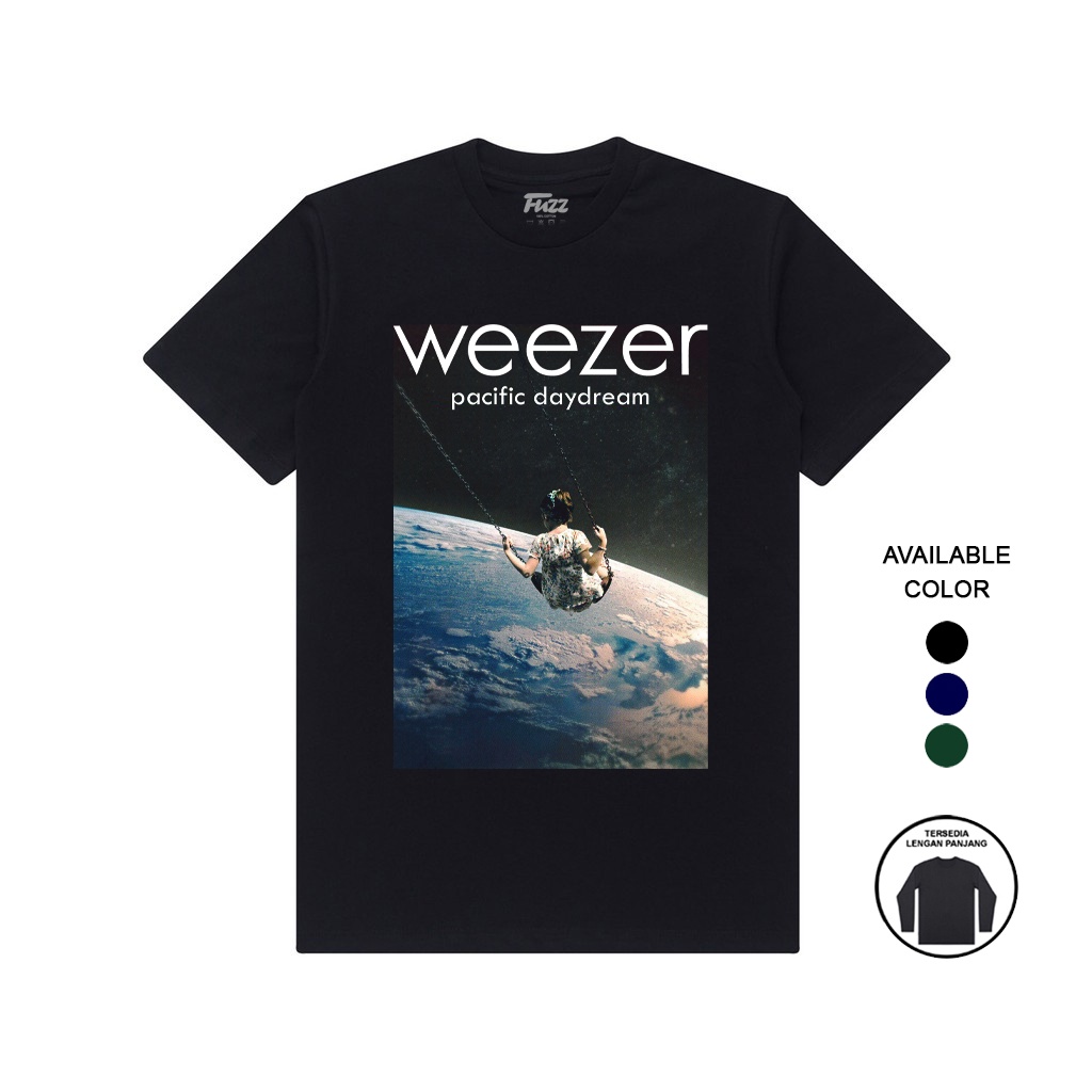 KAOS BAND WEEZER T SHIRT BAJU DISTRO MUSIK PRIA WANITA DEWASA ORIGINAL BANDUNG