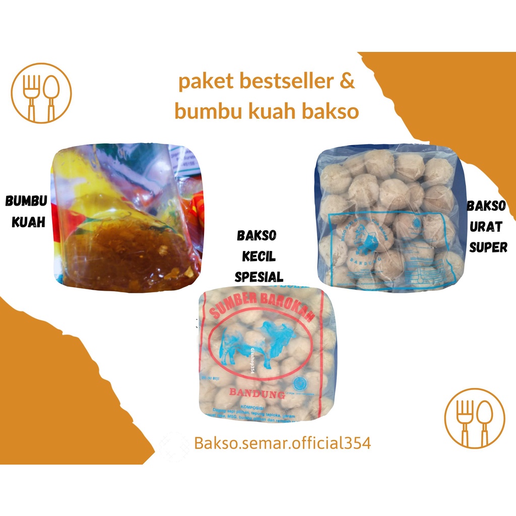 

Bakso Sapi Super ukuran sedang / Paket Bakso Sapi super Cap Semar Plus Kuah Bakso