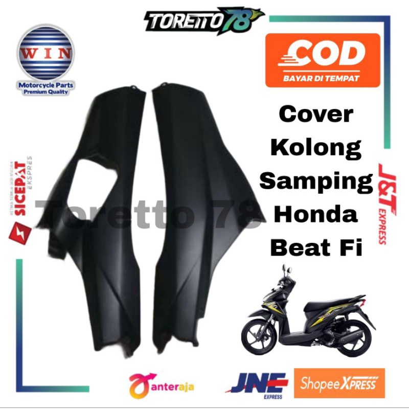 Cover Kolong Samping Honda Beat FI 1 Set 2012-2016 Merk Win