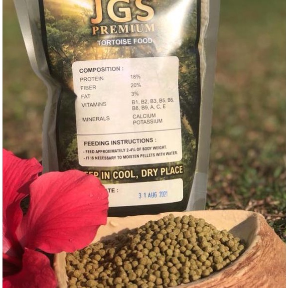 JGS Premium Tortoise Food [ BABY BITES ] 250 gram