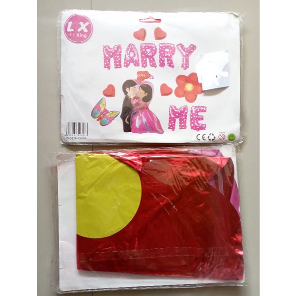 BALON FOIL MARRY ME SEAT