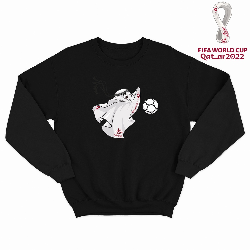 Sweater Crewneck La'eeb Maskot Piala Dunia 2022 World Cup 1388