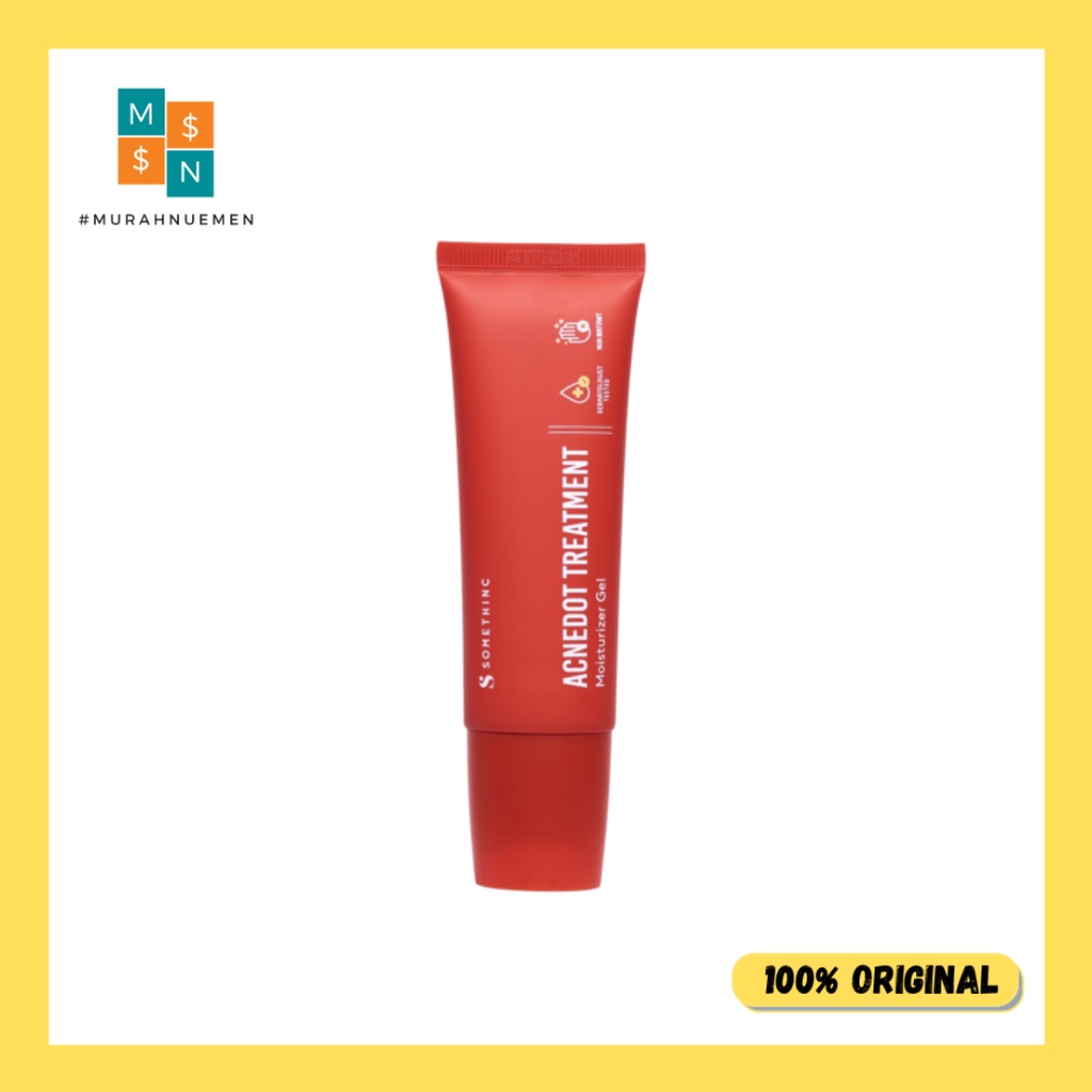 SOMETHINC ACNEDOT Treatment Moisturizer Gel - Krim Pagi dan Malam Kulit Jerawat - Baru - Murahnuemen